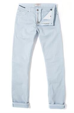 Teleria Zed Mens Italian Cobra 19A Size 35 US In Blue Ice Cotton Blend